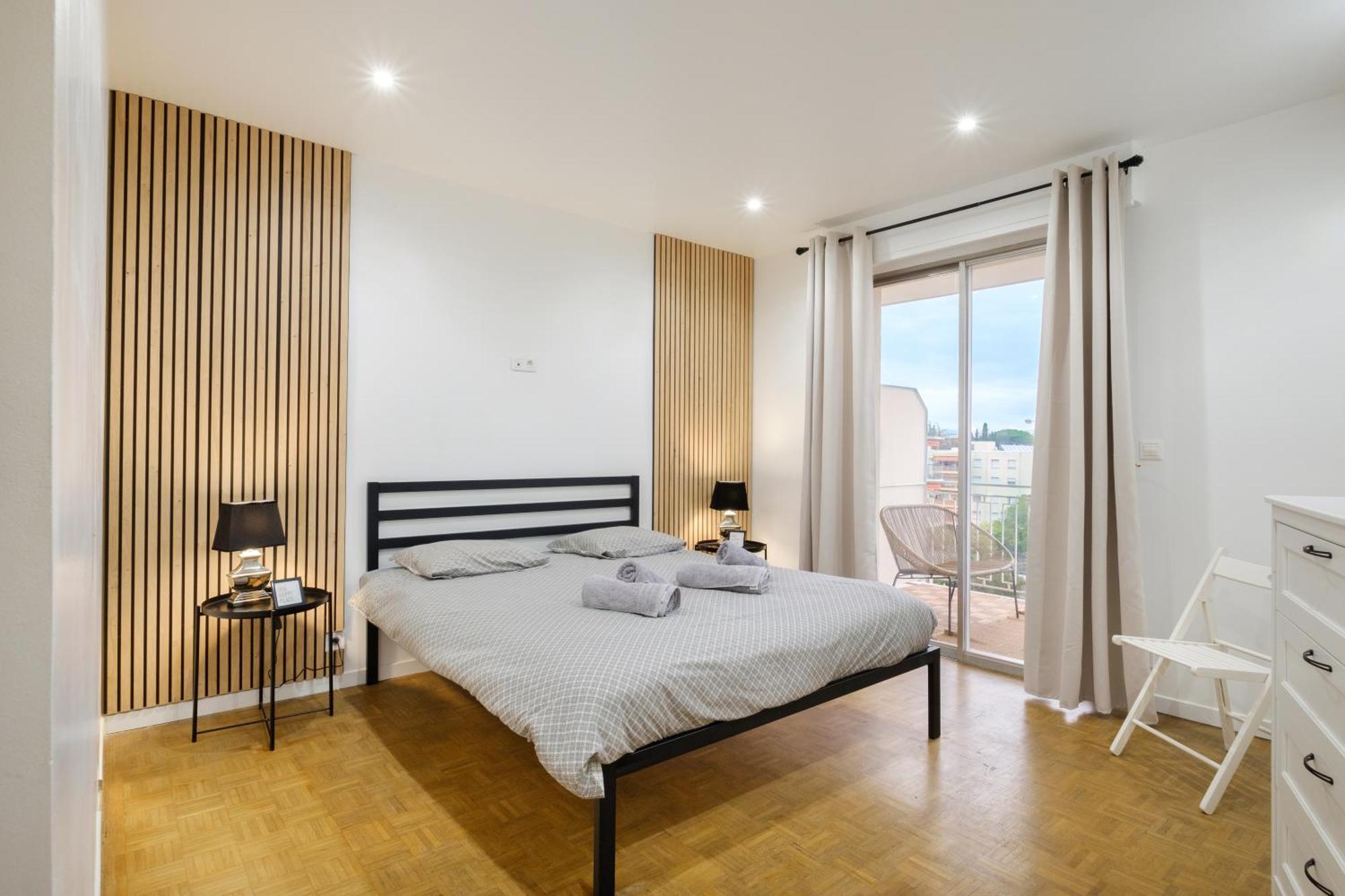 Le Millesime ~ Vue ~ Balcon ~ Parking Apartment กาญเนอ-ซูร์-แมร์ ภายนอก รูปภาพ
