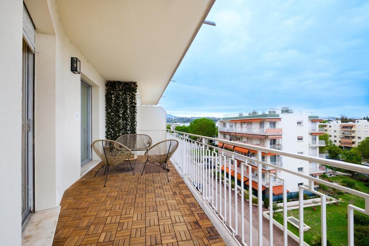 Le Millesime ~ Vue ~ Balcon ~ Parking Apartment กาญเนอ-ซูร์-แมร์ ภายนอก รูปภาพ